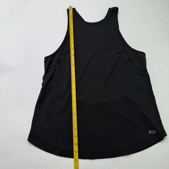 Splits 59 Black Jersey Racerback Tank Top Medium Moisture Wick Sleeveless Shirt - Picture 3 of 6